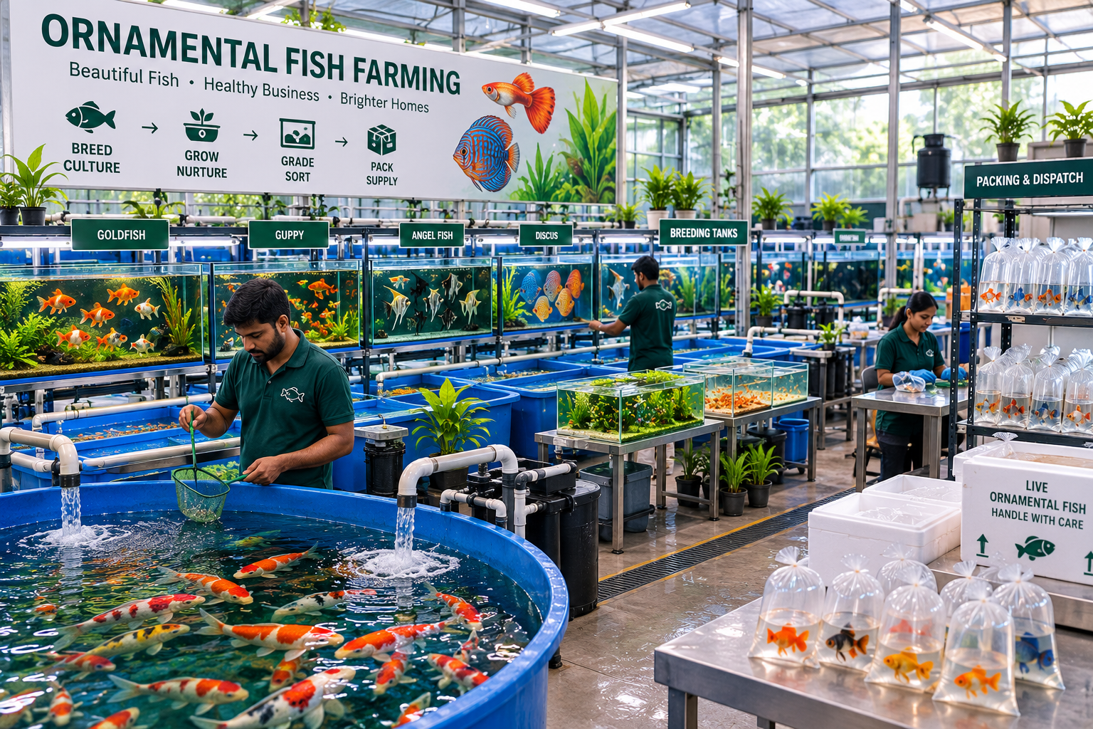 Ornamental Fish Farming