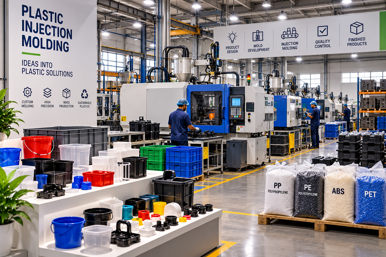 Plastic Injection Molding Unit